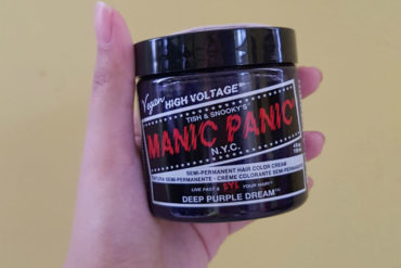 manic panic hair dye review - manic panic deep purple haze via stylevanity.com